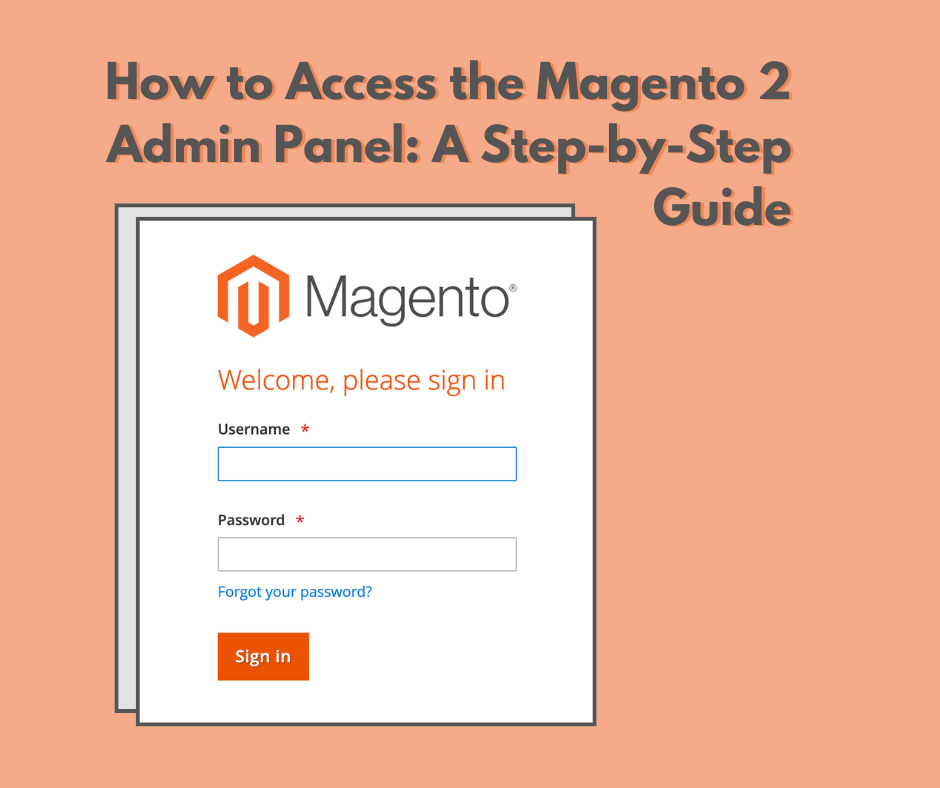 Login screen of Magento 2 Admin Panel Guide.