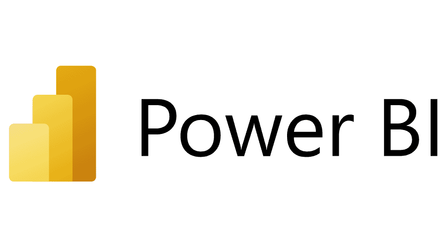 The logo of Power BI