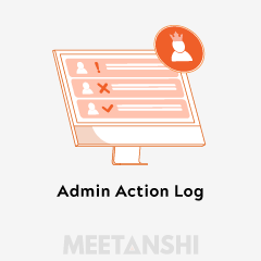 Meetanshi Admin Action Log logo