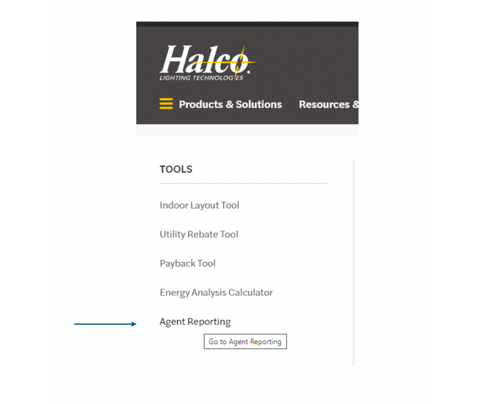 Agent Reporting Tools Menu