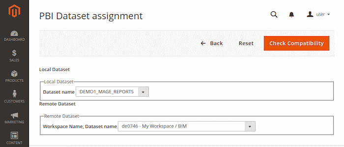 Dataset assignment form