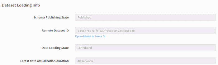 Information about data loading
state